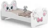 Detská posteľ Pink Cat 160x80 Náhľad obrázku produktu 1
