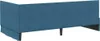 vidaXL Rohový rám postele s čelom modrý 100 cm x 200 cm Náhľad obrázku produktu 7