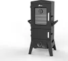 A black gas grill smoker on a white background. Produktbild-Vorschau