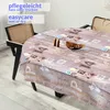 Tischdecke Wachstuch Chick&Charme Holz Beige Robust Produktbild-Vorschau 2