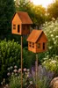 Edelrost Lichterhaus 2er Set Windlicht Gartendeko rostige Produktbild-Vorschau 1