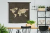 MuchoWow® Wandteppich Wandbehang Weltkarte - Farben - Produktbild-Vorschau 2
