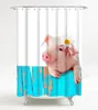 SANILO® Duschvorhang Schwein 180 x 200 cm Produktbild-Vorschau 2