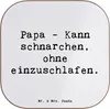 Mr. & Mrs. Panda Untersetzer für Gläser Spruch Papa Produktbild-Vorschau 1