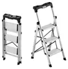 VEVOR: Escalera de 3 peldaños, plegable, con peldaños Vista previa de la imagen del producto 2