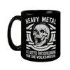 Heavy Metal statt Volksmusik Tasse mit Totenkopf Produktbild-Vorschau 2