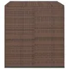 vidaXL Garten-Kissenbox PE Rattan 100x97,5x104 cm Braun Produktbild-Vorschau 9