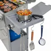 Grill gazowy ogrodowy 14,5kW BERGMANN NL004 5 palników stal Podgląd zdjęcia produktu 17