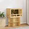 vidaXL Terrarium brązowe 80 x 50 x 50 cm OSB Podgląd zdjęcia produktu 2