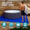MONZANA® 8x Bodenschutzmatte für Fitness 45x45cm Rutschfest Produktbild-Vorschau 6