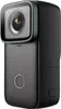 A black action camera is shown from a three-quarter angle against a white background. Produktbild-Vorschau