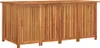 A wooden garden box with slatted doors. Produktbild-Vorschau