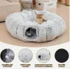 Katzentunnel Spieltunnel Katzenbett Katzenspielzeug mit Produktbild-Vorschau 5