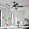 ZELURXX Deckenventilator mit LED Licht, 52 Zoll, Schwarz Produktbild-Vorschau 6
