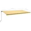 The Living Store Gelenkarmmarkise Einziehbar 600x350 cm Produktbild-Vorschau 8