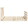 The Living Store Massivholzbett mit Kopfteil 140x200 cm Produktbild-Vorschau 8
