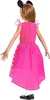 A young girl wearing a pink Minnie Mouse costume, viewed from the back. Produktbild-Vorschau