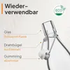 24x Glasflasche 250ml Flaschen zum Befüllen Einmachgläser Produktbild-Vorschau 4