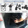 COSTWAY Rollator faltbar, 2in1 Rollstuhl & Reiserollator Produktbild-Vorschau 7