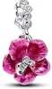 Pendentif Pandora « Hibiscus » en argent sterling avec Voir les images du produit 2