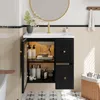 Meuble de salle de bains moderne avec vasque en céramique, Voir les images du produit 7