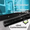 1x halbrunde Airlineschiene Alu 0,5 m - schwarz Produktbild-Vorschau 3
