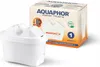 A white water filter cartridge is shown next to its packaging. Produktbild-Vorschau