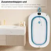 Baby Badewanne Faltbar mit Thermometer und Kissen Produktbild-Vorschau 4