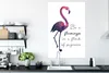 MuchoWow® Poster Flamingo - Glitzer - Rosa 80x120 cm - Produktbild-Vorschau 3