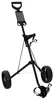 vidaXL Chariot de golf pliable, noir, pour clubs de golf Voir les images du produit 1