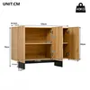 STILVORA Sideboard mit 3 Türen und verstellbaren Produktbild-Vorschau 7