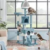 Yaheetech Kratzbaum Katzenbaum Ozean-Stil 184 cm H mit Produktbild-Vorschau 1