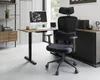An office setting with a desk and chair. Produktbild-Vorschau