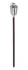 Edelstahl Fackel mit Holzstab 110cm Produktbild-Vorschau 2