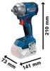 Visseuse à chocs sans fil Bosch GDS 18V-350 Professional 18 Voir les images du produit 18
