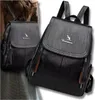EDIBAZZAR | Eleganter schwarzer Damenrucksack aus  im Produktbild-Vorschau 5