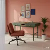 home24 Schreibtisch - Massivholz Buche / MDF Produktbild-Vorschau 3