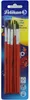 Pelikan 720417, Rundbürste, Rot, Silber, 23 Stück(e) Produktbild-Vorschau 2