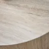 sweeek - Runder Couchtisch - Travertinlook Produktbild-Vorschau 5