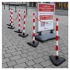 Moravia Kettenständer Set mit Dreiecksfuß rot/weiß 10 m Produktbild-Vorschau 2