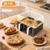 OYAJIA Heißluftfritteuse 10 L - 2 Kammern, Smart Finish, Produktbild-Vorschau 3