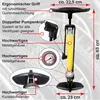Standpumpe mit Manometer für alle Ventile ( 11 bar / 160 Produktbild-Vorschau 4