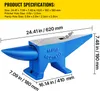 SucceBuy 50 kg/110 lbs incudine a corno singolo in acciaio Anteprima dell’immagine prodotto 7