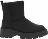 A black Tamaris women's boot with a thick sole and fur lining. Produktbild-Vorschau