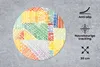 MuchoWow® Mauspad Mousepad Muster - Mosaik - Abstrakt 30x30 Produktbild-Vorschau 3