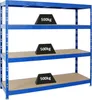 Profi Schwerlastregal RHINO | HxBxT 180x200x60cm | 4 Produktbild-Vorschau 1