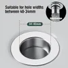 2er-Set Pop-Up Abflussstopfen 33-55 mm mit Haarsieb, Produktbild-Vorschau 5