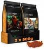 Caffè macinato 2 x 500 g BRASILE/ITALIA COMO appena tostato Anteprima dell’immagine prodotto 1