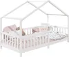 Hausbett LISAN aus massiver Kiefer in weiß, schönes Produktbild-Vorschau 1