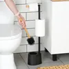 Vilde | WC sada s držákem - 66 cm - Černá - Držák na Náhled obrázku produktu 2